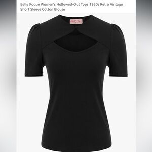Belle Pogue elegant retro top